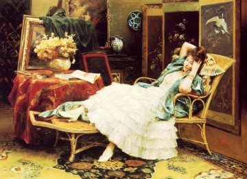 女性たちの休息 ジュリアス・ルブラン・スチュワート Oil Paintings